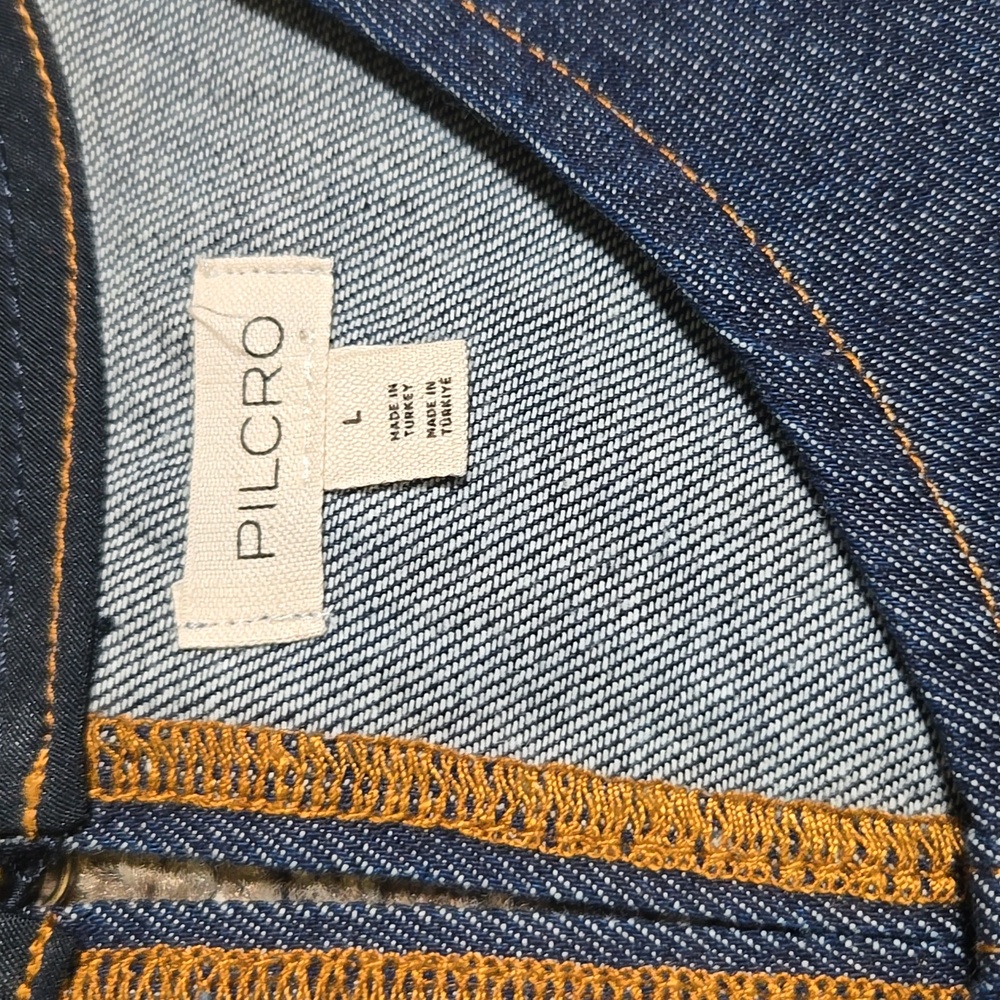 Anthropologie Denim Top - Picture 4 of 5